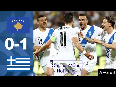 Greece 🇬🇷 VS 🇽🇰 Kosovo ( 1 : 0 ), UEFA Nations League Football Match Highlight