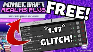 How To Get Free Minecraft Realms 2021! [mcpe, xbox, ps4, pc] (1.17 Glitch)