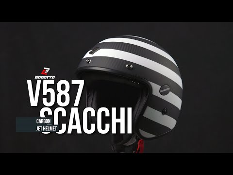 Bogotto V587 Scacchi Carbon Jet Helmet