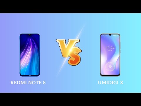 UMIDIGI X vs Xiaomi Redmi Note 8 - Full Comparison