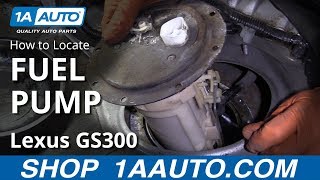 How to Locate and Remove Fuel Pump 97-05 Lexus GS300