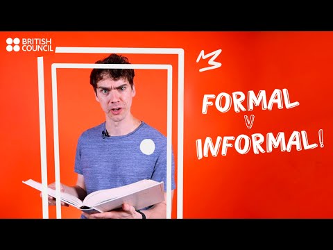 フォーマル英語とインフォーマル英語の違い - ミニ英語レッスン (Differences between formal and informal English - A Mini English Lesson)