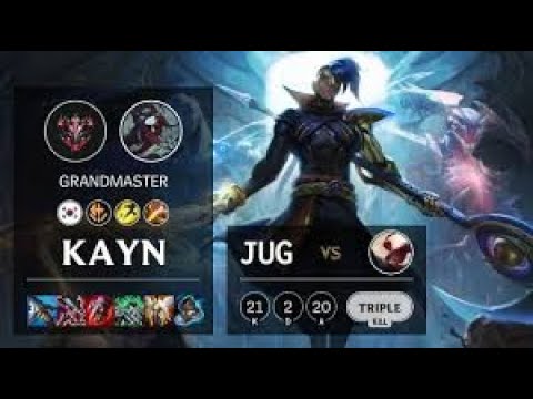 Kayn Jungle vs Lee Sin   KR Grandmaster Patch 10 24