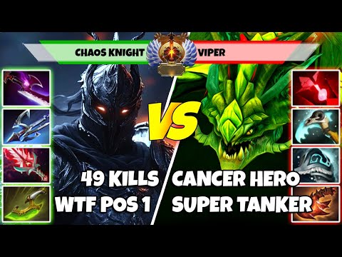 CHAOS KNIGHT (Carry) vs VIPER (Mid) - Epic Battle Of Immortal Rank Dota 2 Players - Z Dota 2