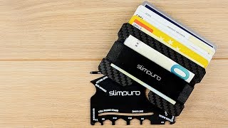 Premium Carbon Slim Wallet mit Metall Geldklammer & RFID Schutz von Slimpuro im TEST // DEUTSCH