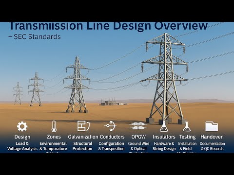 Transmission Line Design Overview – From Concept to Commissioning