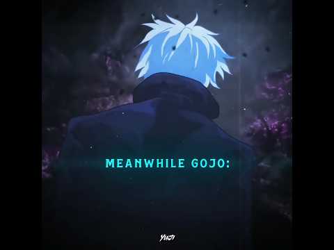 Gojo Doesn’t Need Anyone to Win 🥶☠️ || Jujutsu kaisen #gojo