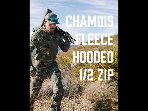 Chamois Hooded Fleece 1/2 Zip