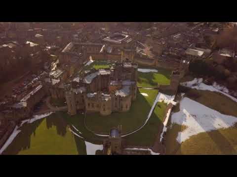 Flight around the stunning Alnwick Castle.