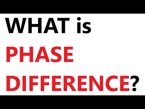 A Level Physics: What is phase difference?