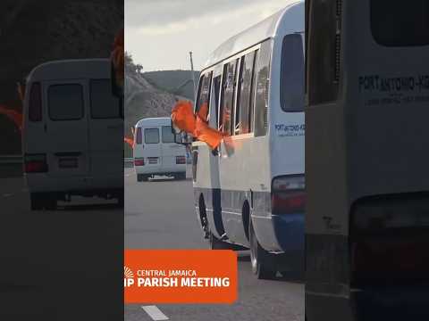 PNP motorcade in Mandeville #pnp #jamaica #markgolding #jamaicaelections2025 #jlp