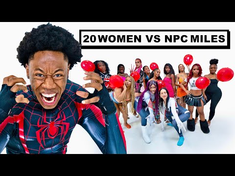 20 WOMEN VS 1 NPC: MILES MORALES