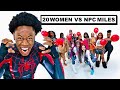 20 WOMEN VS 1 NPC MILES MORALES