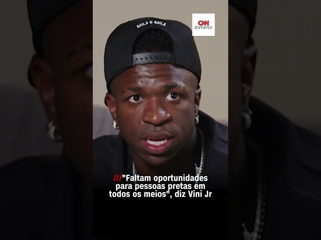 Vini Jr afirma que "faltam oportunidades para pessoas pretas em todos os meios"