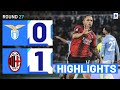 LAZIO-MILAN 0-1 | HIGHLIGHTS | THREE red cards as the Rossoneri edge Lazio | Serie A 2023/24