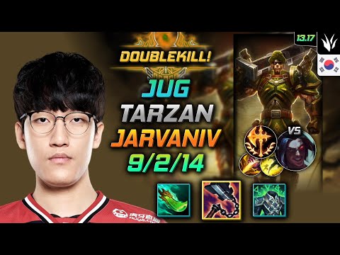 Jarvan IV Jungle Build Tarzan Goredrinker Conqueror - LOL KR Challenger Patch 13.17