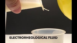 ELECTRORHEOLOGICAL FLUIDS and balloon Experiment (Stops flow with Static Electricity)