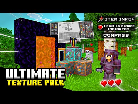 BEST!!!  1 Texture But TONS OF USEFUL FEATURES In Minecraft!