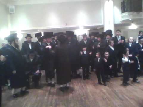 Mitzvah Tantz With The Bobover Rebbe 45th St.
