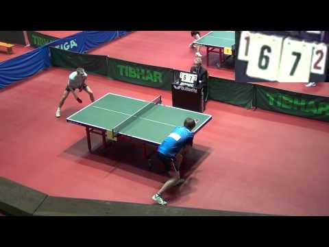 Sergey ELIZAROV vs Nikita KIRILLOV Moscow Championships 2014 Table Tennis Table Tennis