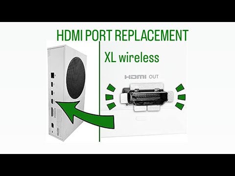 XBOX series S hdmi port replacement with 13 missing pads