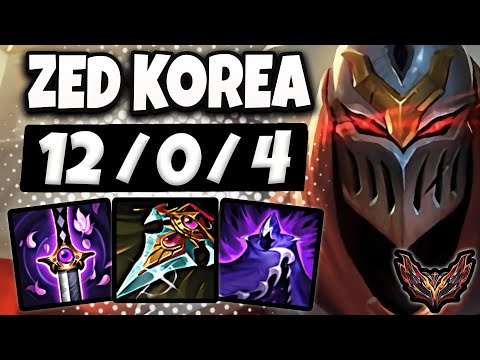 Zed MID vs Ahri [ OTP ] Lol Korea Grandmaster Patch 13.10 ✅