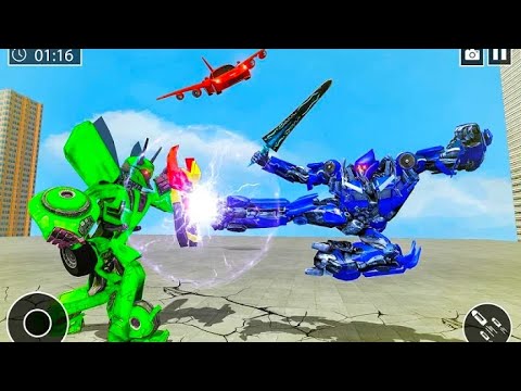 US Police Car Transform Robot War 2020 | Gameplay