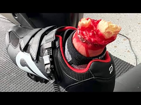 How to Unclip Peloton shoes from Peloton Bike Pedals - clipping in and clipping out Peloton cleats