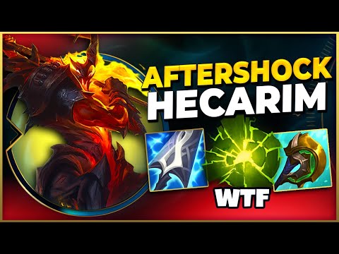 AFTERSHOCK HECARIM DESTROYING DDOSERS | Challenger Hecarim - League of Legends