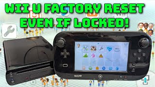 WiiU factory reset even if it's locked