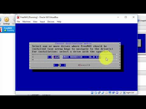 FreeNAS 11 Beginner 04 - Install FreeNAS on a Virtual Machine Video