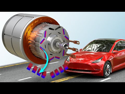 Watch Tesla Model 3's Motor