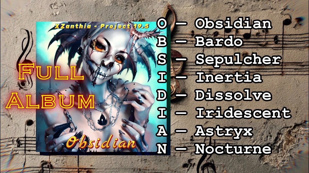 OBSIDIAN (FULL ALBUM) XZanthia - Project 19.5 ￼ 1998 Remastered 2025