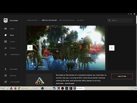 2020 Epic games store ARK survival free for week