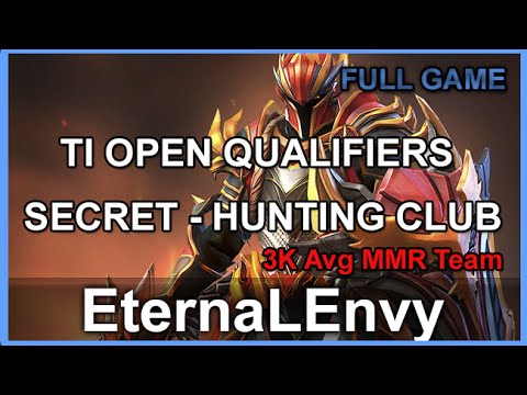 Secret EternalEnvy Dragon Knight vs Hunting Club | The International Open Qualifiers
