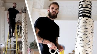 Pewds: - Tambourine Tower to the Moon.