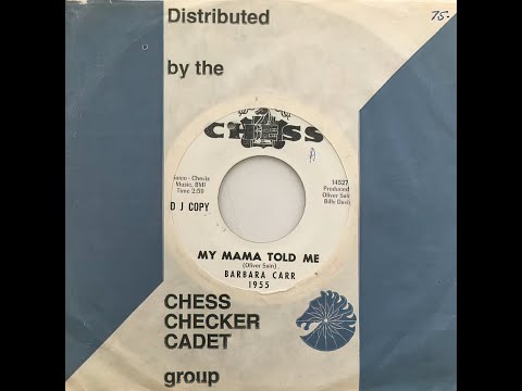 My Mama Told Me-Barbara Carr-1966