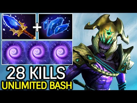 Faceless Void Time Walk – Bash King with Scepter 28 Kills Dota 2