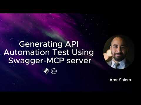 Generating API automation test using Swagger MCP server