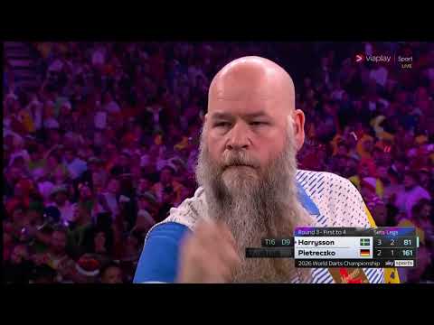 Andreas “Dirty-Harry” Harrysson through to the last 16 at the Darts World Championship! 🎯