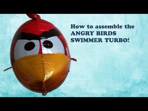 How to Assemble the Angry Birds Air Swimmer Turbo! Fun Toy!