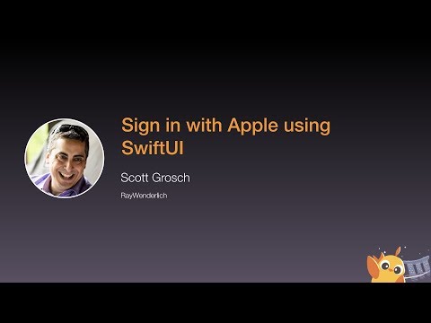 Sign in with Apple using SwiftUI - iOS Conf SG 2020
