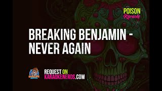 Breaking Benjamin - Never Again [Karaoke version]