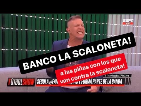 Fantino en estado puro, banco la Scaloneta - Alejandro Fantino ESPN