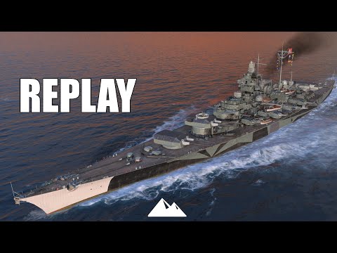 TIRPITZ, gute Postitionierung ersetzt den Buff - World of Warships | [Replay] [Deutsch] [60fps]