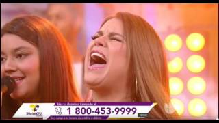 OLGA TAÑON CANTA ¨Creere¨EN EL TELETON U.S.A 2016