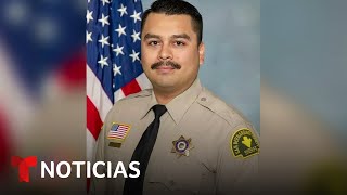 Asesinan a policía de California durante caso de presunta violencia doméstica | Noticias Telemundo