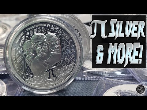 HUGE Silver Unboxing! Pi Silver Coin and More!