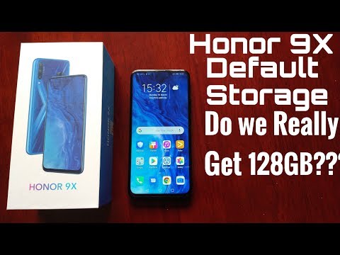 Honor 9X 128GB Default Storage Check & How To Free Up Storage Space