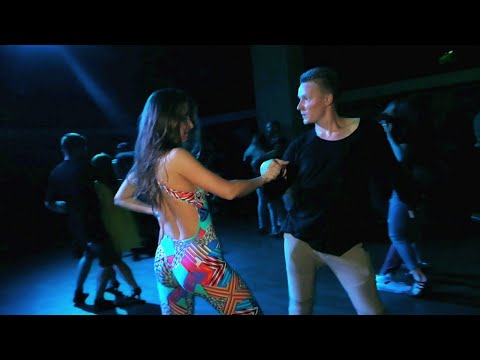 RZC2018 Party. Dmitriy Malshakov and DJ Nastusha. zouk improvisation